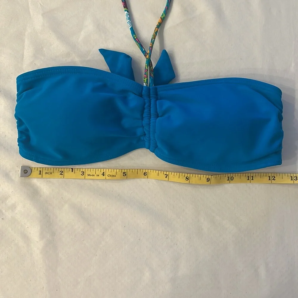 Girl Haiyana Two Piece Bikini Set Padded Top Blue Kid Size 12/14